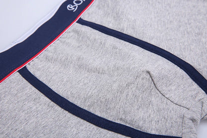 4pcs Cotton Boxer Shorts Soft Men's Panties BONITOS Letter Waistband Men Underpants Boxer Briefs Sexy Underwear for Man Boxers