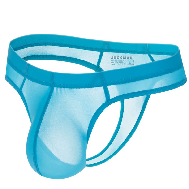 Sexy Gay Men Underwear Panochas Jockstrap Cueca Gay Tangas Sissy Mens Bikini Brief Ice Silk Transparent As Underwear or Swimwear