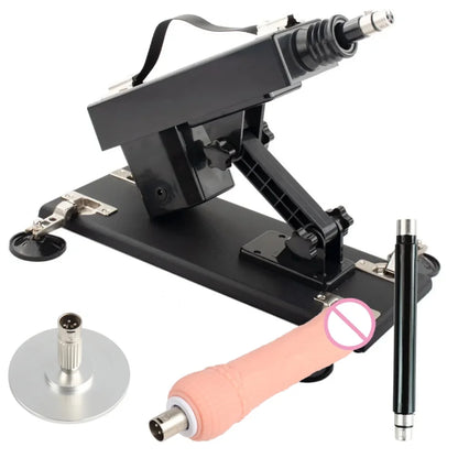 FREDORCH Sex Machines More Attachment Masturbating Pumping Sex Gun Adjustable with Dildo Couples Sex Toy Love Machine for Couple