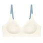 No Trace Top Women's Underwear No Steel Ring Pure Desire Comfortable Upper Support Sling Adjustable Beauty Back Bra Thin Section