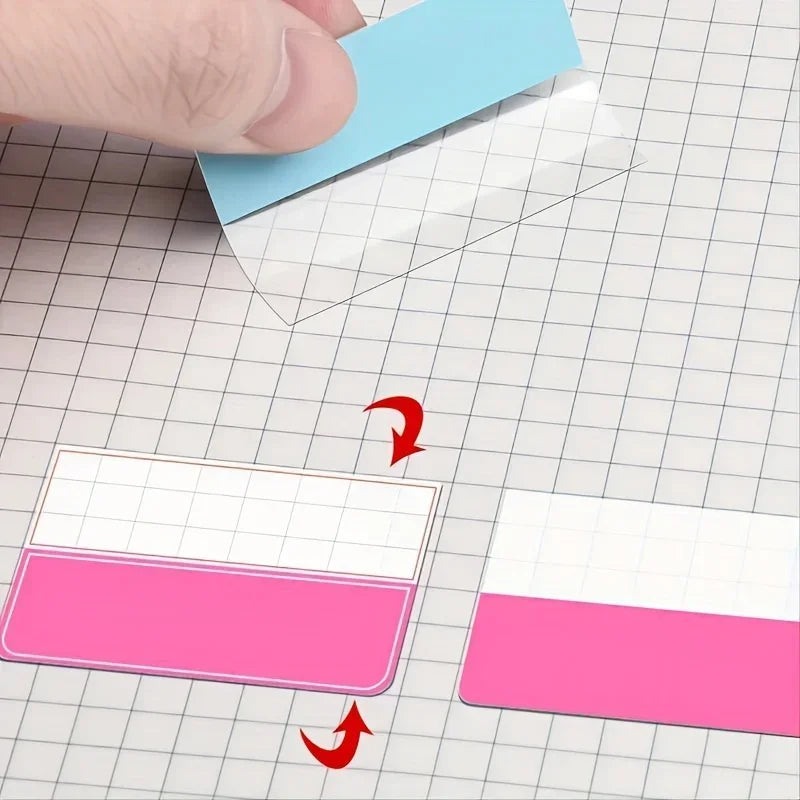 240/120/60PCS Multicolor Sticky Writable Repositionable Index Tabs Flags for Pages Book Markers Reading School Office Supplies