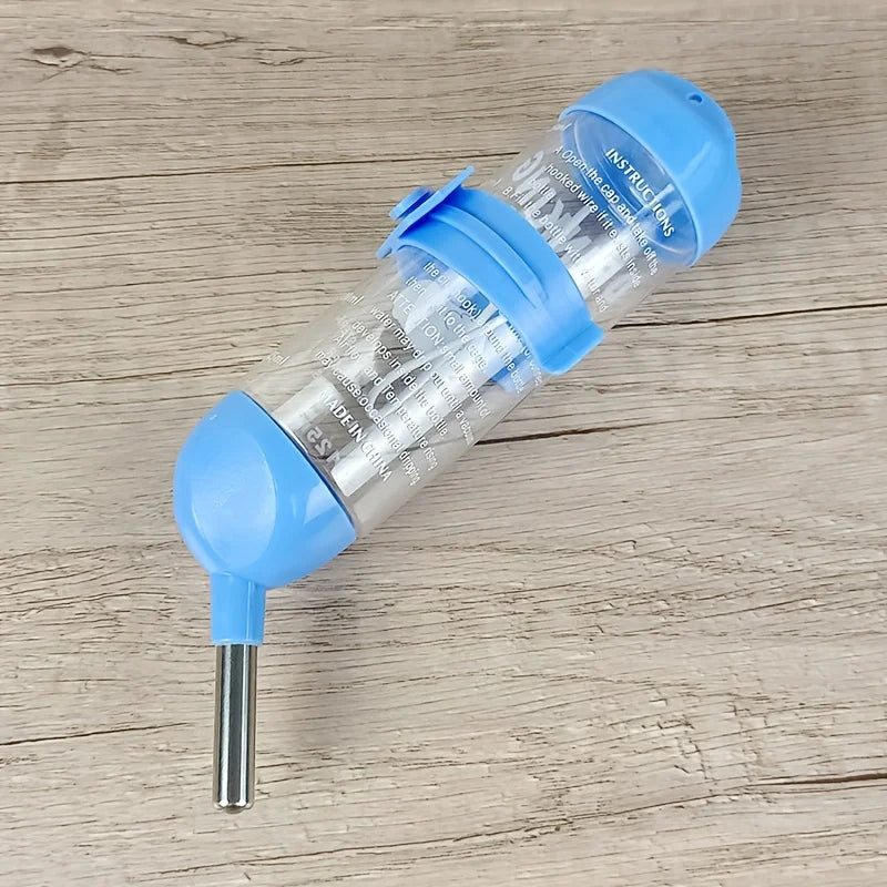 250ml Hamster Drinker Plastic Water Bottle Dispenser Feeder Hanging Pet Guinea Squirrel Rabbit Dog Drinking Head Pipe Fountain