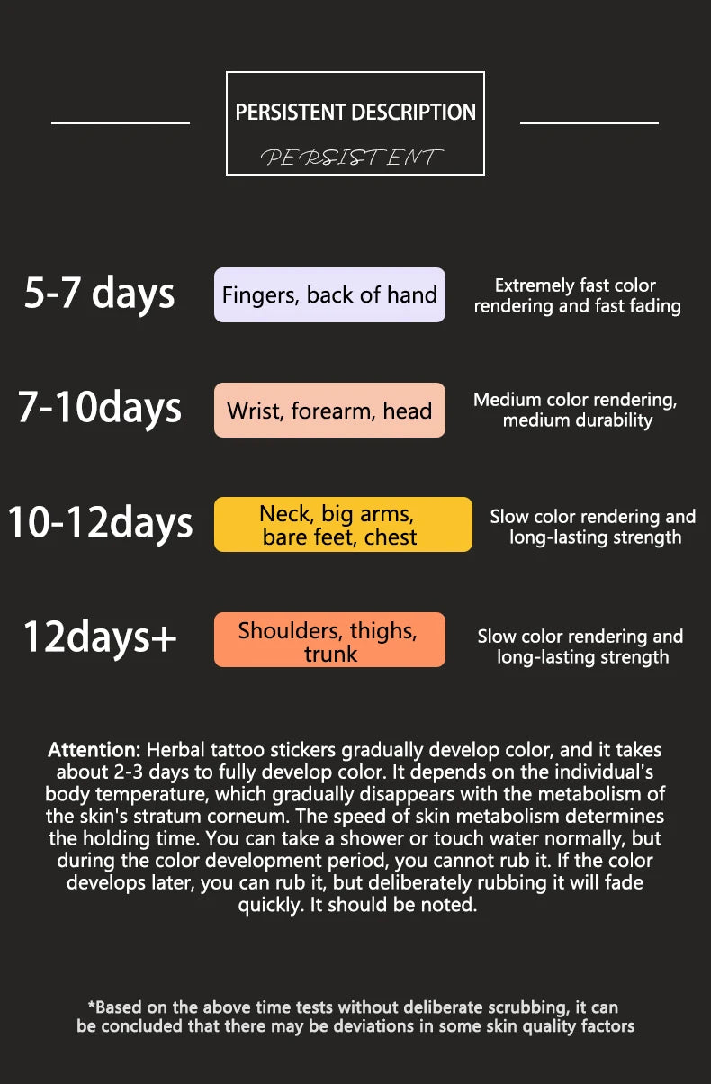 Dragon Full Arm Waterproof Temporary Tattoo Sticker, Long-lasting for 1-2 weeks, Realistic Semi-Permanent Fake Tattoo