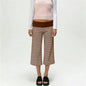 Women Fold Over Waist Gaucho Pants Low Rise Cropped Wide Leg Capri Pants Summer Foldover Culottes Yoga Pants Pajama Bottoms