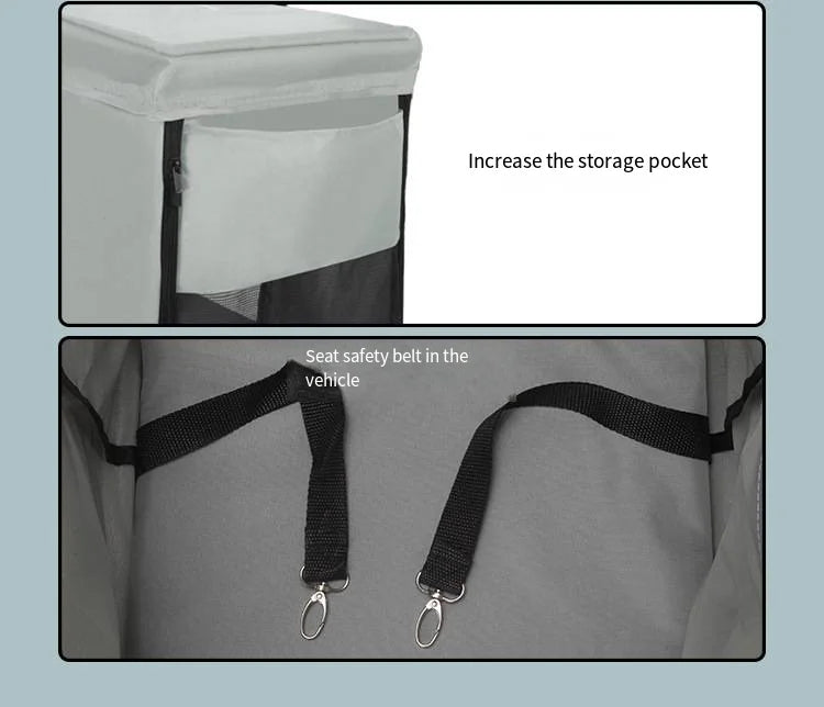 Medium To Large Dog Pet Stroller Multifunctional and Foldable Suitable for Outdoor Travel, Large Size for Commuting and Portable