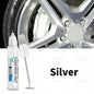 Gloss Black Rim Touch Up Paint Wheel Repair Kit, Quick And Easy Wheel Scratch Repair, Rim Paint For Car Wheel Repair grey Silver
