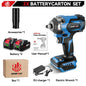 ONEVAN 1200N.M Torque Brushless 4 Gears Electric Impact Wrench 1/2 inch Cordless Screwdriver Tool for Makita 18V Battery Pin