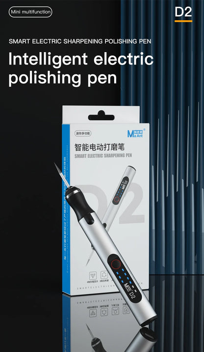 MaAnt D1 D2 Smart Electric Sharpening Mini Handheld Grinder Engraving Pen Tool Set DIY Carving Grinding Polishing Rechargeable