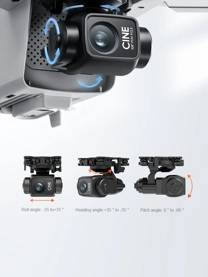 New S-X1 GPS Drone Professional 4K HD Camera Security UAV 3-Axis Gimbal Brushless Dron With Large Screen Control RC Quadcopter