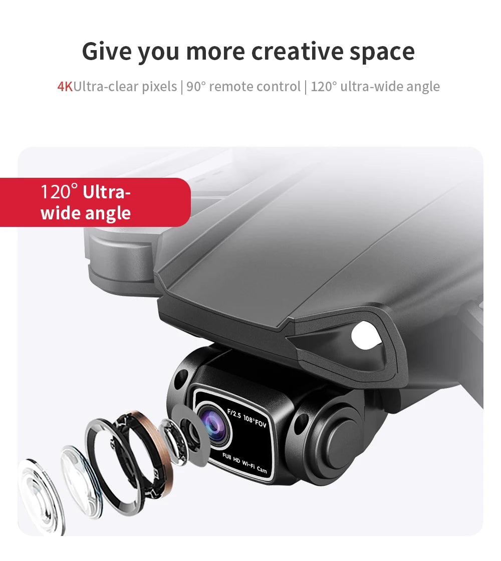 L900 Plus GPS Drone 4K Professional 5G HD Dual Camera Photography Brushless Foldable Quadcopter With Large Screen RC Drones Toys