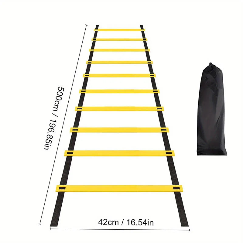 Agility Training Ladder for Kids, Speed Footwork Drill, Soccer Fitness & Coordination Workout Tool