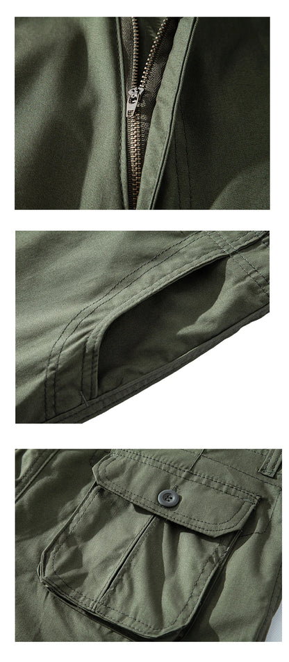 Men's Sports Shorts Cargo Shorts Pants Big Size Bermuda Half Pants Cotton Loose  Straight Running Gym Shorts Pants
