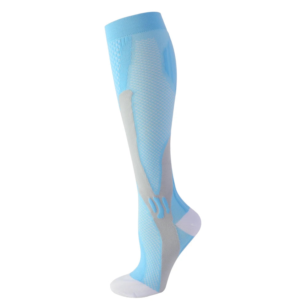 Compression Socks Running Sports Socks Medical Nursing 20-30mmhg for Flight Travel Pregnancy Edema Diabetes Varicose Veins Socks