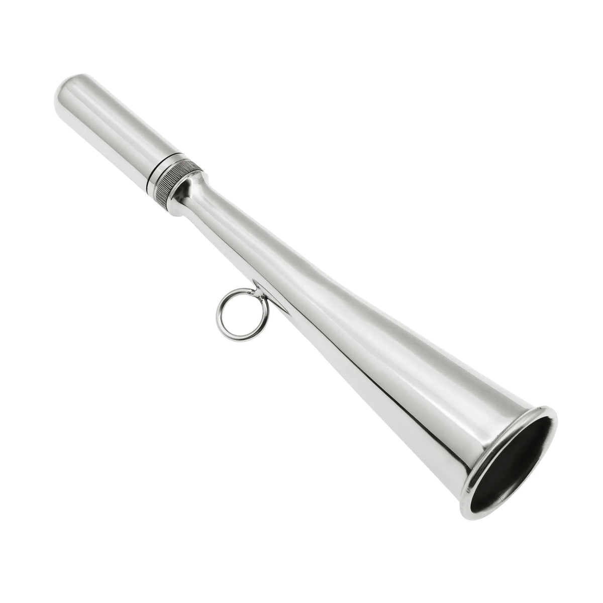 AD Foghorn Stainless Steel Fog Horn Boat Foghorn Handheld Foghorn with Removable Mouthpiece for Yacht Marine Safety