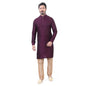 Muslim Kurtta Caftan Dubai Men'S Robe Long-Sleeved Ethnic Style Stand Collar Arabic Clothing National style Middle Eastern