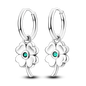 925 Sterling Silver Earrings Jewelry Hoop Flower Ear Studs Campanula Sparkling Pave Earring Wedding Gift For Women Anniversary