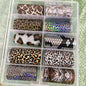 10 Patterns New Metal Nail Foils for Transfer Paper Stickers Floral Chameleon Nails Wraps DIY Water Marble Nail Art Decorations