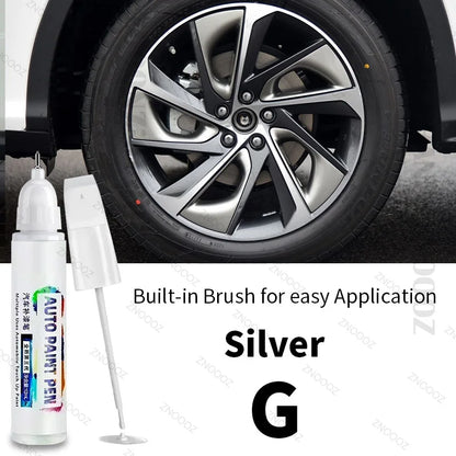 For LEXUS RX Touch Up Paint Wheel Repair Kit Quick And Easy Wheel Scratch Repair Rim Paint For Car Wheel Repair Silver Black
