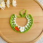 Cute Hand-Weaven Elastic Pet Scarf Adjustable Sweet Style Cat Dog Bow Tie Lightweight Plant Theme Knitted Pet Collar Pet Gifts