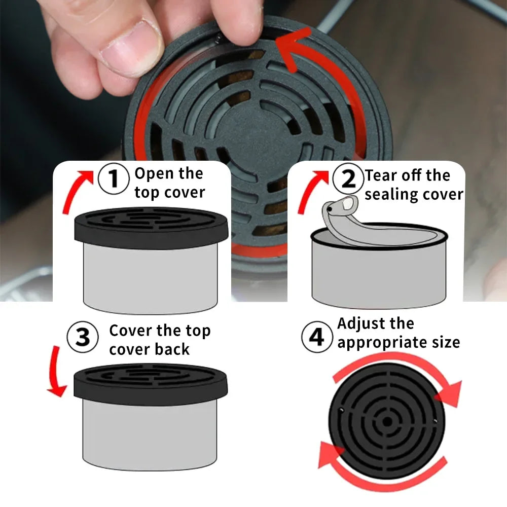 Car Air Freshener Bubble Gum Scent Organic Cans Odor Eliminator Essential Long-Lasting Strong Fragrance For Auto Home Closet