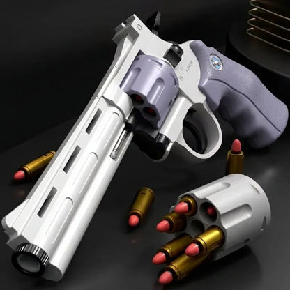 Soft Dart Blaster Toy Magnum ZP5 357 Continuous Firing with Multiple Darts Simulation Outdoor Battle Game for Kids and Adults