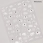 Black White Bow Tie Mini Bowknot Line Rhinestones Gold Silver Laser 5D Self Adhesive Nail Art Decoration Sticker Manicure Decals