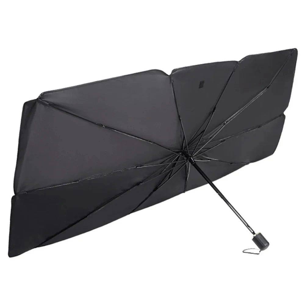 Car Sunshade Umbrella Front Windshield Silver Glue Sunshade Umbrella Uv Resistant Folding Car Umbrella Car Sunscreen