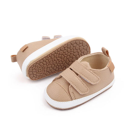 Baby Casual Sneaker Spring and Autumn Soft PU and TPR Sole Anti-slip High Quality Hot Selling 2023 New Fashion for Toddler 0-12M