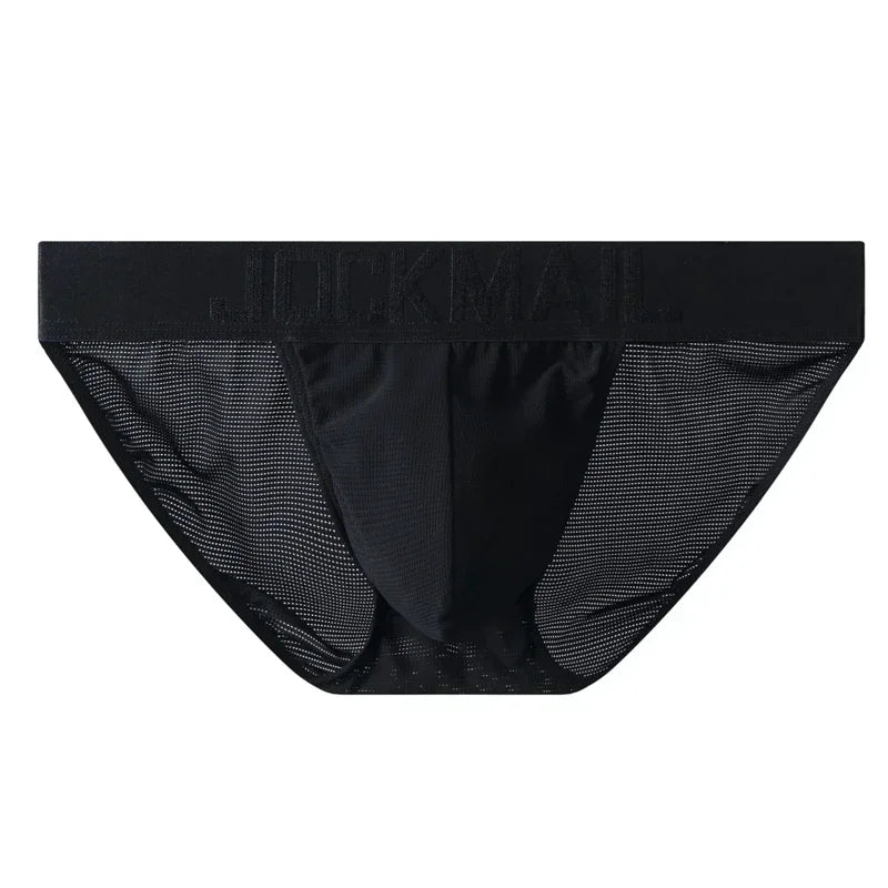 Sexy Man's Underwear Briefs Underpants Nylon Mesh Quick Dry Men's Briefs Bikini Slip Men's Tanga Briefs Nylon  SPANDEX