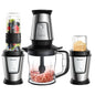BioloMix 700W Compact Kitchen Blender 3-in-1 Juicer Food Processor and Dry Grinder Perfect for Making Fresh Juices Dips