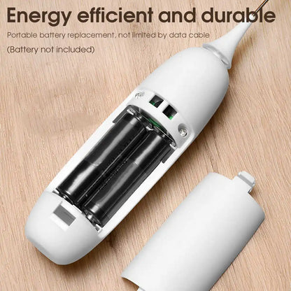Electric Milk Frother Handheld Automatic Foam Maker for Coffee Cappuccino Latte Foamer Battery-powered Kitchen Whisk Tools