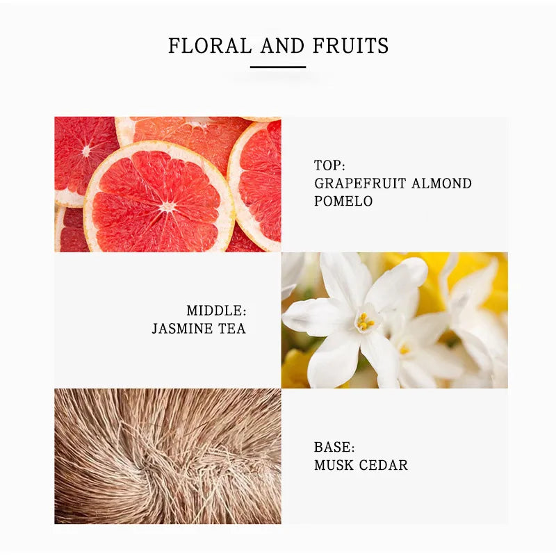 Miss Dear Musk Perfume Jasmine Fruity Flirting Pheromone Spray Long-lasting Elegant Romantic Vitality Charming Eau De Toilette