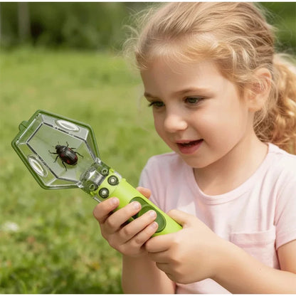 Bug Catcher & Viewer Kids Outdoor Insect Exploration Tool With Magnifying Glass Safe Bug Catching Kit For Nature Learning