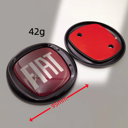 FIAT Abarth ForFord 145MM 4-Pin Car Emblem Hood Front Bonnet Grill Rear Trunk Badge Front Hood Emblem Bonnet Rear Trunk Badge