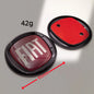 FIAT Abarth ForFord 145MM 4-Pin Car Emblem Hood Front Bonnet Grill Rear Trunk Badge Front Hood Emblem Bonnet Rear Trunk Badge