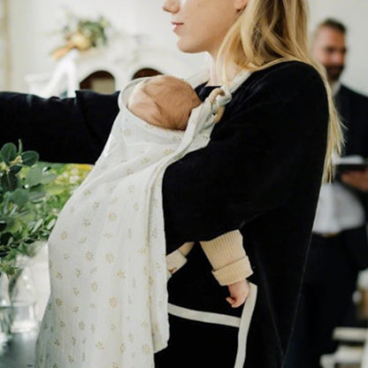 Cotton Breastfeeding Cover Mother Outing Nursing Covers Adjustable Privacy Baby Feeding Breastfeeding Apron Stroller Blanket