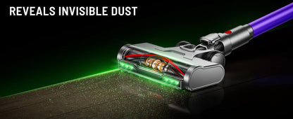 VAKERR X15 Pro 75KPA Cordless Vacuum Cleaner 750W Strong Suction Stick Vacuum 80Mins Runtime for Hard Floor Pet Hair and Carpet