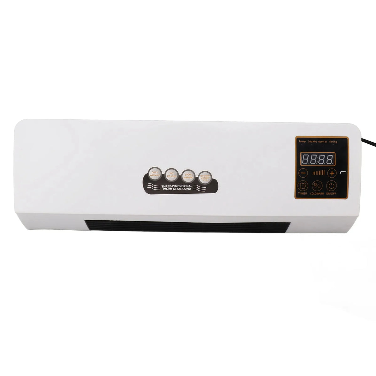Wall Mounted Heating Machine Dual Use Highly Efficient Wide Angles Mobile Small  Heater US Plug 110V