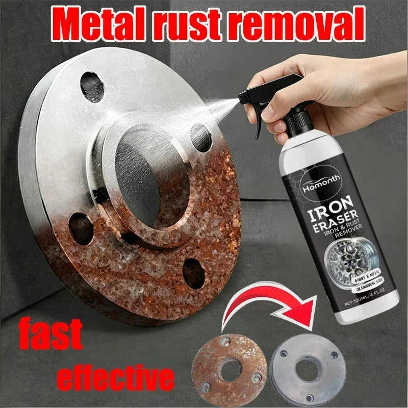 Car Wheel Rust Remover Spray Effective Cleaner Alloy Rims & Tire Stains Fast-Acting For Car Detailing Restores Shine 1-22pcs