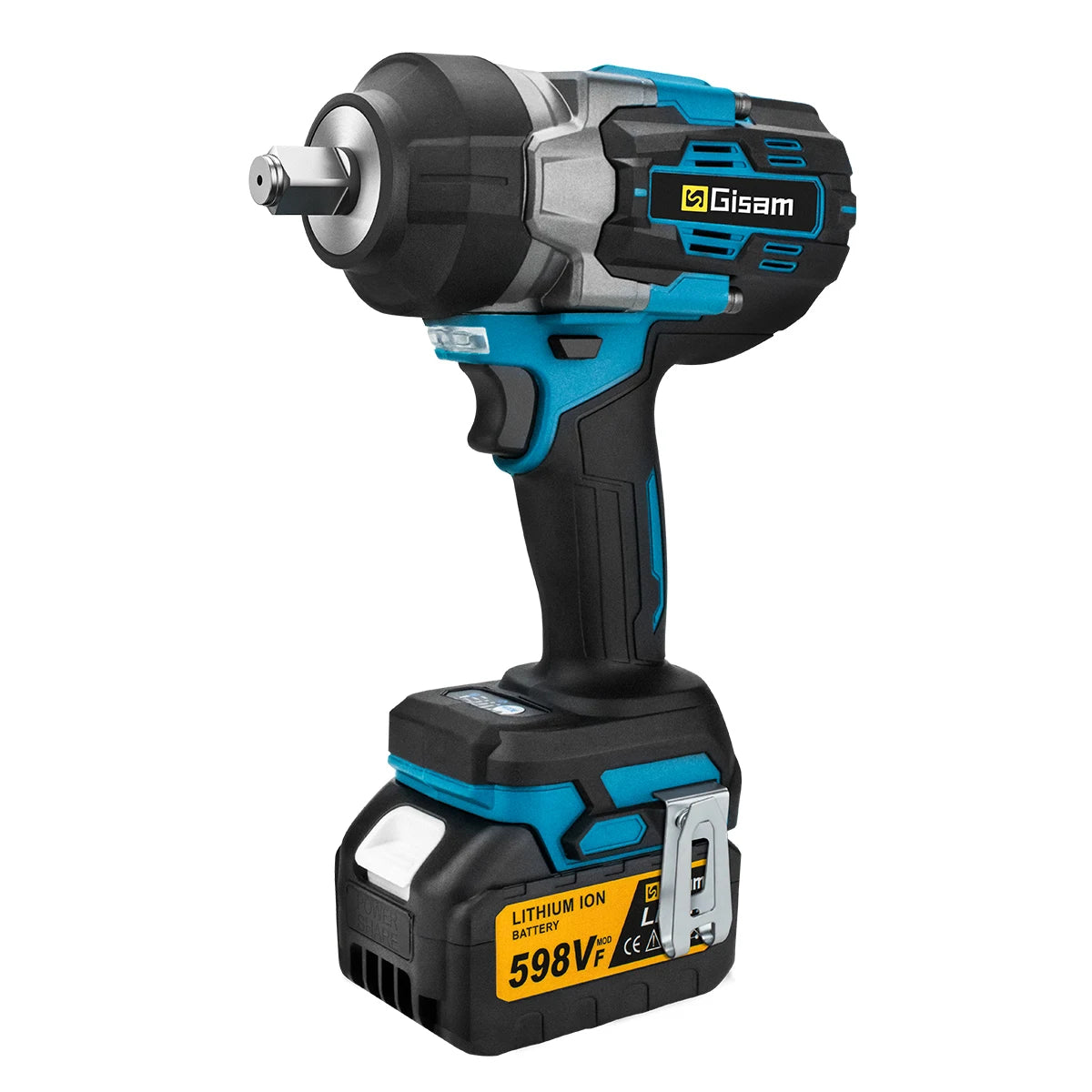 Gisam 2800N.M Brushless Electric Wrench 1/2 Inch Cordless Impact Wrench Electirc Screwdriver Drill For Makita 18V Battery Pin