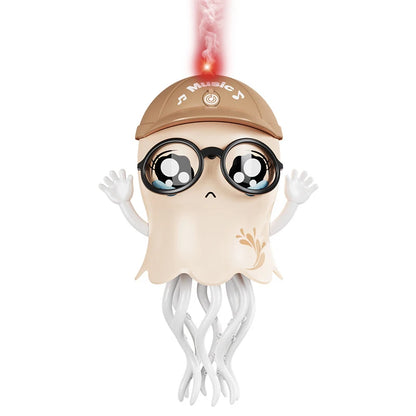 Dancing Squid Toy Pet Automatic Obstacle Avoidance Crawling Walking Electric Music Octopus with Light Music Toys Birthday Gifts