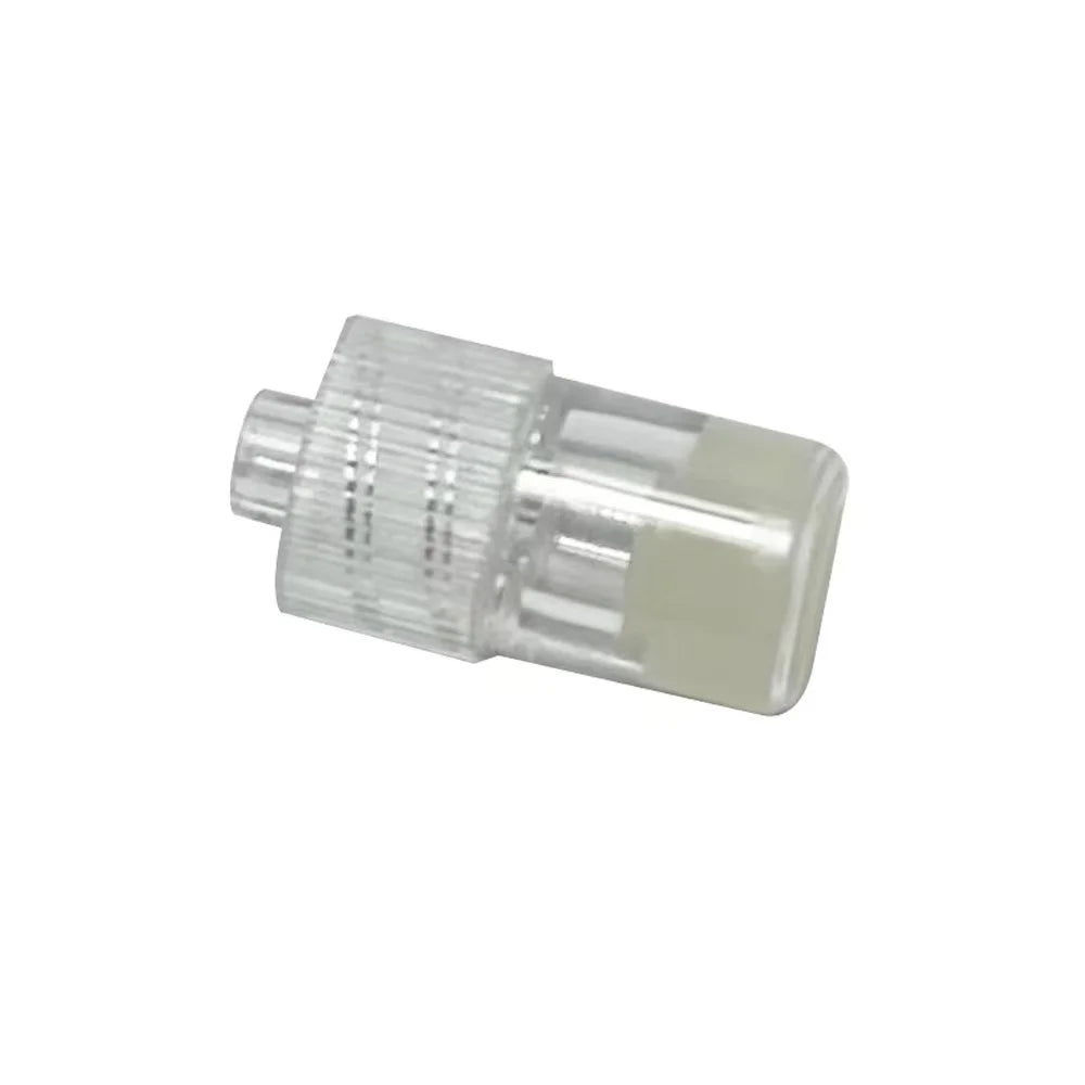50/100Pcs 2 Color Yellow Transparent Disposable Sterile Heparin Cap Veterinary Animal Lab IV Cannula Infusion Lock Connector