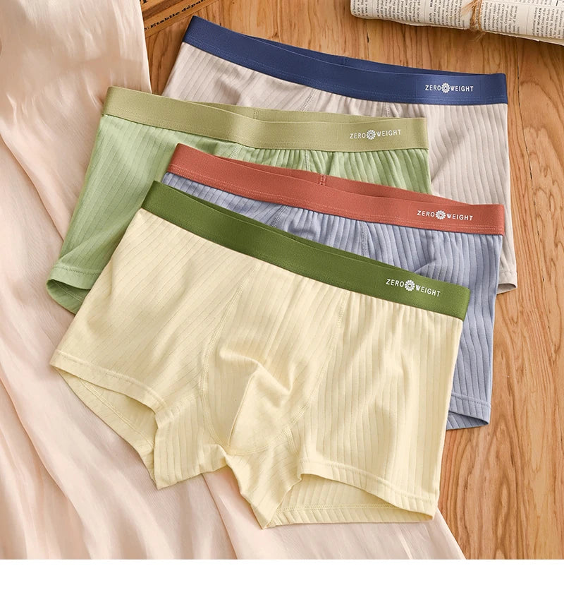 1Pcs Underwear Men's Boxer Shorts Sexy Panties Cotton Boxers Man Underpants Male Shorts Homme U Convex Lingerie Plus Size L-6XL