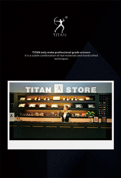 Titan 3D Scissors Professional Barber Hairdressing Shears Hair Cutting Machine Barber Shop Hair Scissors