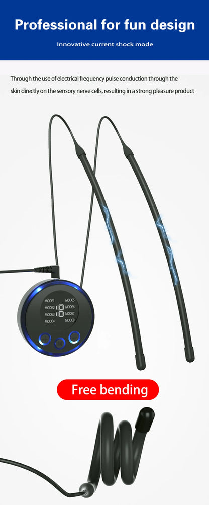 Electric Shock Metal Penis Ring Electric Penis Enlarger Massage Cock Ring Medical Themed Toys Stimulate Adult Sex Toys For Men