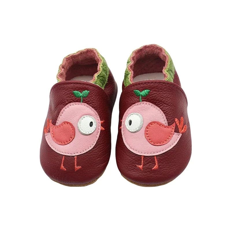 Toddle Baby Shoes Newborn Infant Shoe Boys Girls Soft Genuine First Walkers Baby Moccasins 0-24Months Cowhide Bottom Skid-Proof