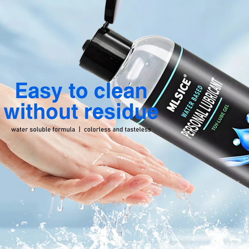 Sex Lube Anal Lubricant Silicone-Based & Water-Based Safe Personal Intimate Semen Lubrication Sexy Toy Gel Women Men 200ml/300ml