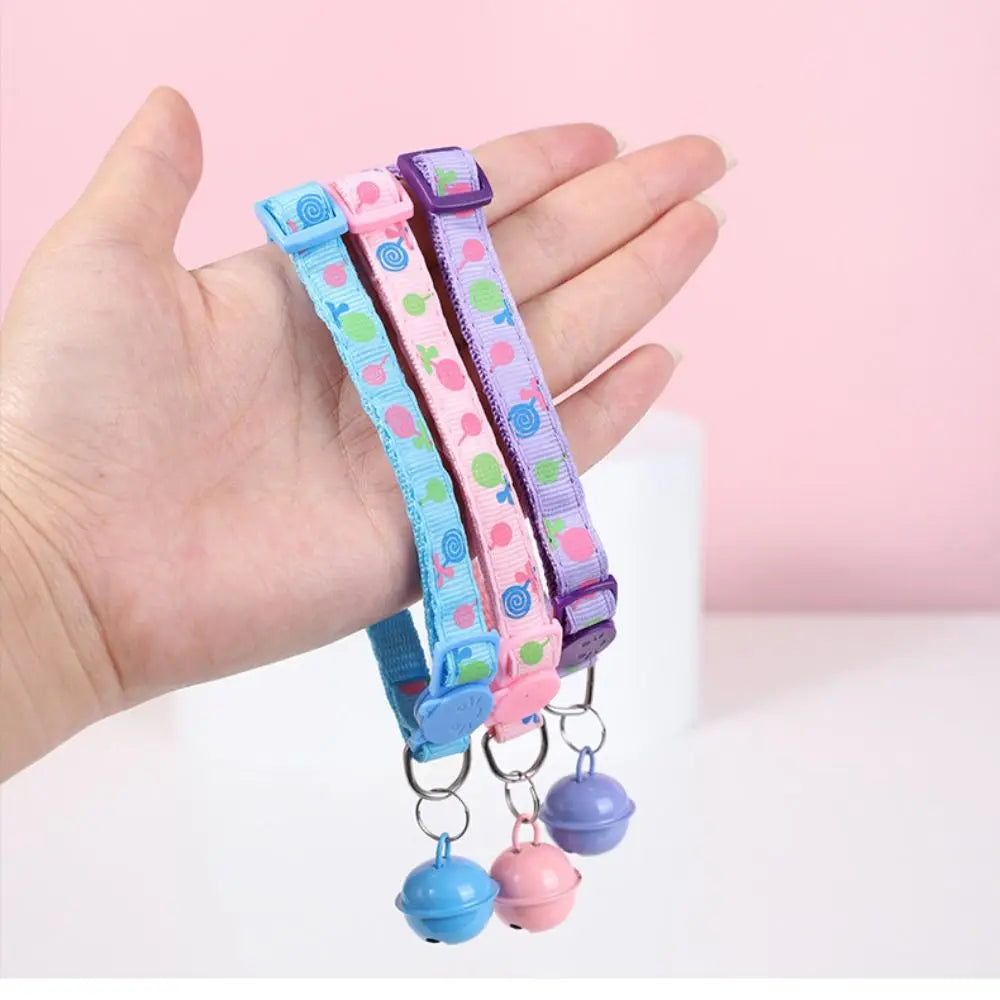 Buckle Cartoon Cat Collars Pet Supplies Cute Cat Head Small Dog Collar Adjustable Cat Accessories