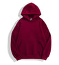 DIY Custom Your Brand LOGO 500GSM Heavy Weight New Autumn Winter Casual Thick Cotton Men's Top Solid Color Hoodies Sweatshirt