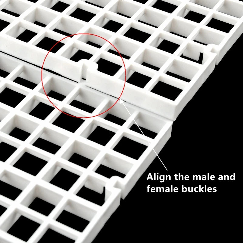 1PC Isolation Board Grid Aquarium Fish Tank Accessory Undergravel Bottom Plate Tray Multi Function Seperator Divider Board Net